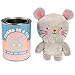 Rex London Mignonne peluche pour enfant dans une boîte métallique – Motif au choix (Milly la souris)