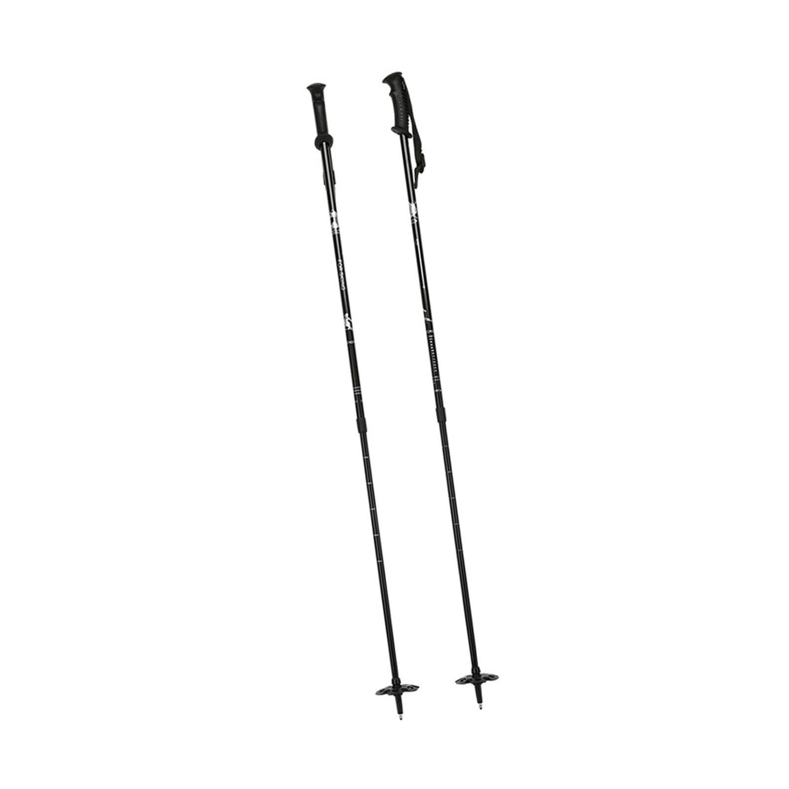 THE STYLE SUTRA Trekking Poles Aluminum Alloy Hiking Poles for Trekking Climbing Snowshoeing Black