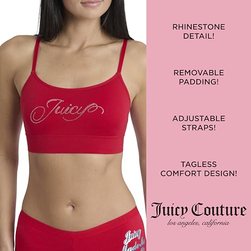 Image of Juicy Couture Women's Multipack Seamless Comfort Lounge Wirefree Bralettes