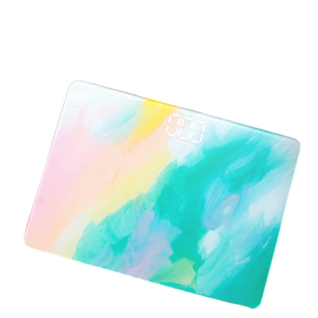 Household Rechargeable Weighing Electronic Scale Female Dormitory Small Human Body Management Essential(E)