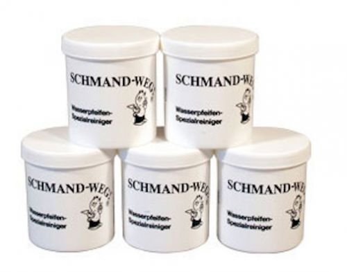 BlackDefender 5 Stück - 150 g Schmand-Weg Wasserpfeifen-Spezialreiniger, Bong Shisha Cover