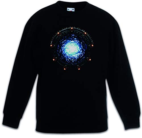 Sweat-shirt enfant Star Portal noir anti-frottement pour garçons et filles