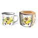 Trötsch Unser Sandmännchen Emaille Becher Tasse Pittiplatsch: Kaffeetasse Teetasse Geschenkidee Geschenk Tasse Emaillebecher