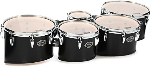 Tama MD60234 Fieldstar Marching Tenor Drums Corps Depth Quintet - 6/10/12/13/14-inch - Satin Black