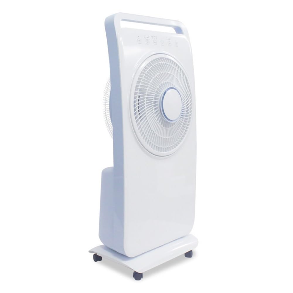 Evaporative Air Cooler Misting Fan with Humidifier Timer & Remote for Home