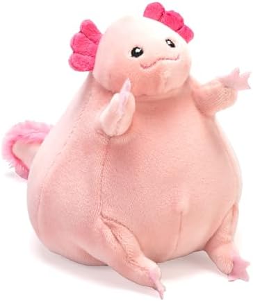 Wild Republic Flipkins Axolotl, Stuffed Animal, 5 Inches, Plush Toy, Fill is Spun Recycled Water Bottles