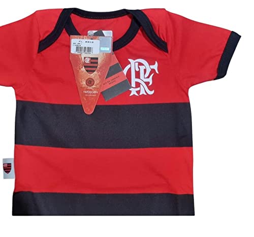 Body Bebê Flamengo Jogo Listrado Oficial