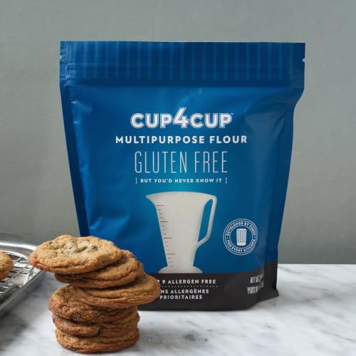 Image of Cup4Cup Multipurpose Flour, 3 Pounds, Certified Gluten Free, Dairy Free Flour, 1:1 All Purpose Flour Substitution, Non-GMO, Kosher, Made in the USA