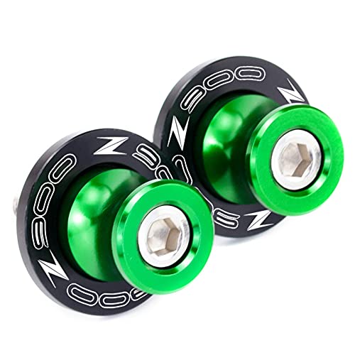Accessoires de Moto pour Kawasaki Z900 Z 900 Z650 Z 650 2017 2018 2019 2020 2021 8mm Motorfuke CNC SwingAm Spools Subssers sous-Support (Color : Z900 Green)