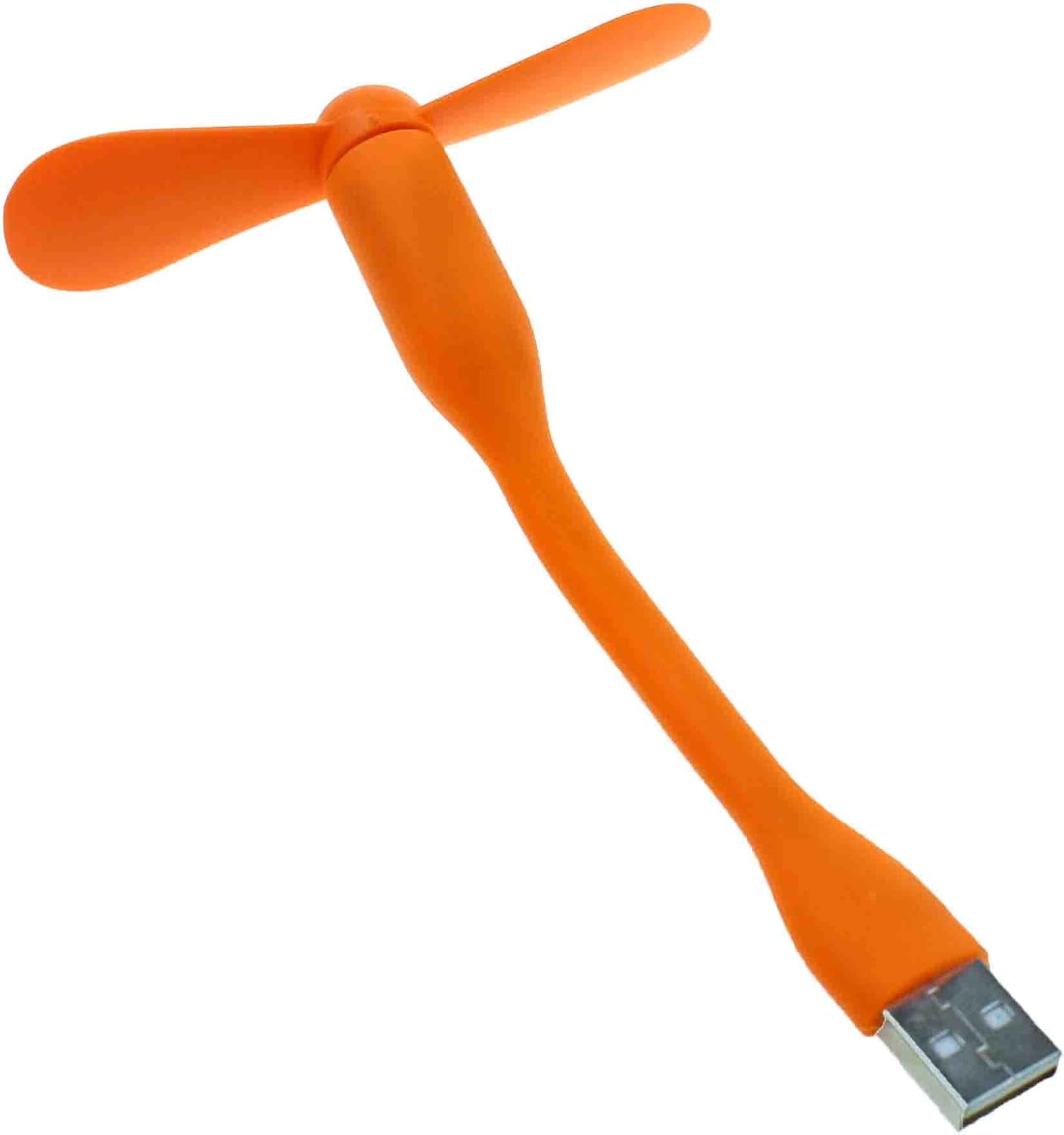 Reland Sun USB Mini Fan, Silent Flexible Mini Fan Portable USB Mini Cooling Fan Cooler, Quiet Travel Fan (blue)
