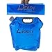 Liebdy® Contenedor de Agua Plegable de 5 litros, sin BPA, bidón de Agua Flexible, preparadores, Equipo de Emergencia, preparación para Crisis, Suministros para Crisis, apagón, Supervivencia I Azul
