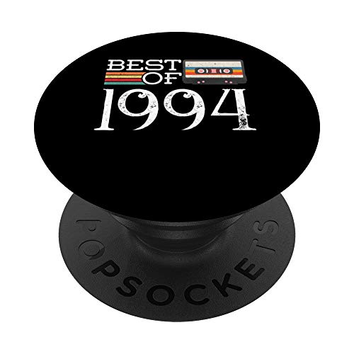 27 Cumpleaños Lo mejor de 1994 27 Retro Cassette Regalo PopSockets PopGrip: Agarre intercambiable para Teléfonos y Tabletas