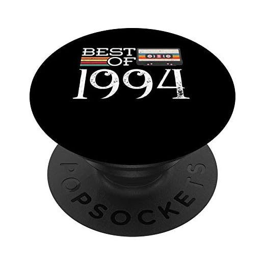 27 Cumpleaños Lo mejor de 1994 27 Retro Cassette Regalo PopSockets PopGrip: Agarre intercambiable para Teléfonos y Tabletas