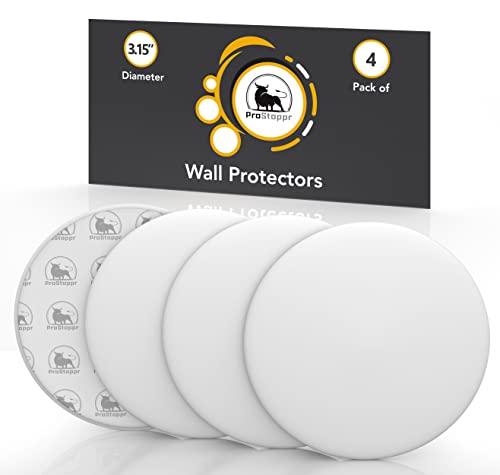 Door Stoppers 4-Pack — Adhesive Wall Protectors White