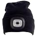 Produktbild Smartfox LED Strickmütze Wintermütze Beanie in schwarz für Damen Herren dimmbar, waschbar, Licht aufladbar über usb