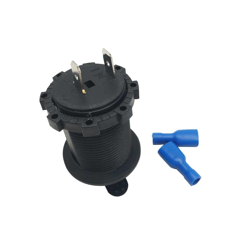 Dual USB Car Charger Power Charging Socket with Dual USB Ports Waterproof USB Port USB Charger Socket for Marine Truck Motorcycle Car etc
