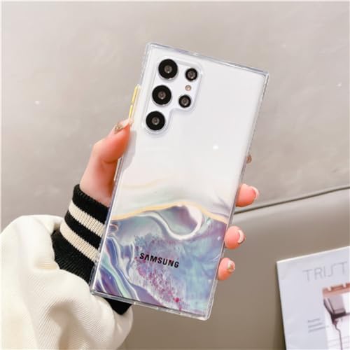 Coque Samsung A32 5G marbre vert et gris antichoc transparent par ENILSA