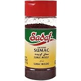 Sadaf Sumac spice ground - Pure sumac seasoning powder - Kosher - Persian spice - 2 oz Bottle