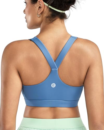 Image of RUNNING GIRL Sports Bras for Women, Molded Cup High Impact Sports Bra Workout Bras for Women High Support Racerback
