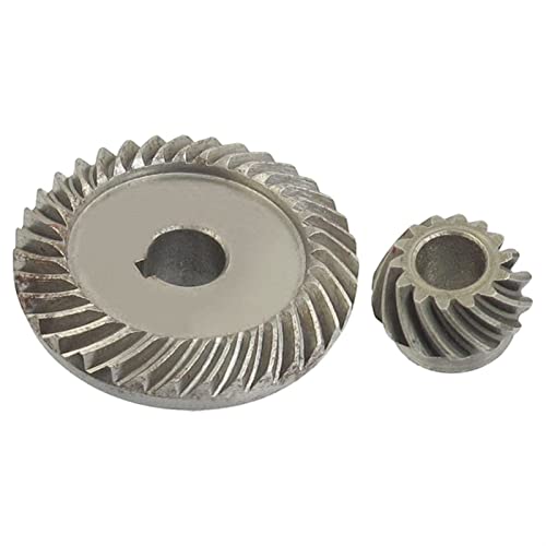 ELLANA Transmission Angle 1 Set Bevel Gear Inner Hole 8mm 10mm Tapered Bevel Gear Set for Angle Grinder Spare Part Driver Shaft