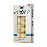 East Coast Dyes Lacrosse Hero 2.0 Mesh - Semi-Soft - Golden Yellow Striker