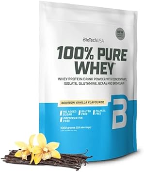 Biotech USA 100% Pure Whey 1000g Bourbon Vanilla