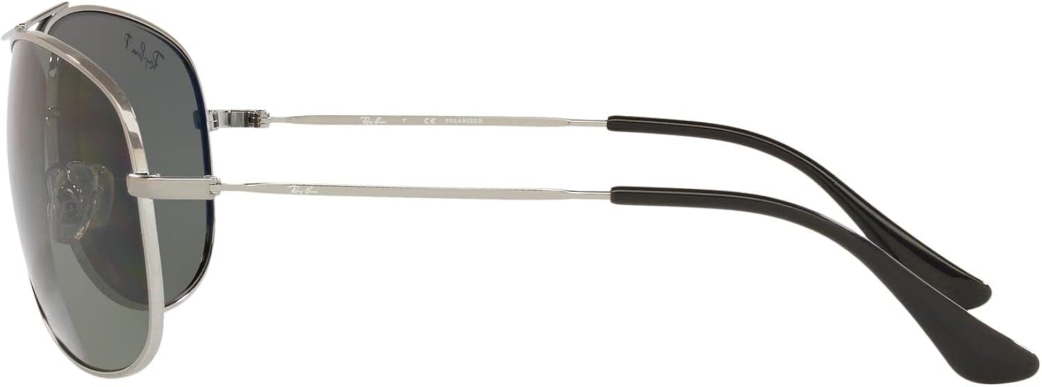 Miniatura 4 de Ray-Ban RB3293 - Gafas de sol de aviador de metal, Rutenio de La Habana