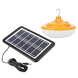 Kuuleyn Campinglampe, kompaktes festes ABS Laternenförmiges 150w Outdoor Tragbares LED Solarbetriebenes Zelt Laterne Notlicht 120 ° Beleuchtungswinkel