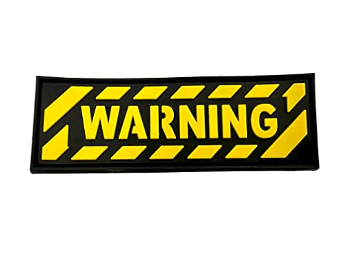 Warning Tactique Airsoft PVC Moral Cosplay équipe Patch (Jaune) Cover