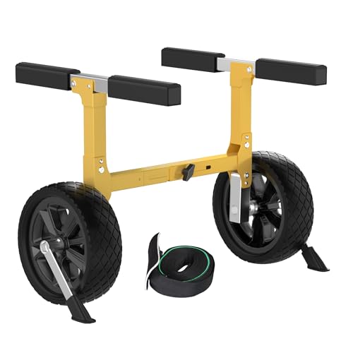 GanFindX Foldable Kayak Cart with 8-Inch Wheels