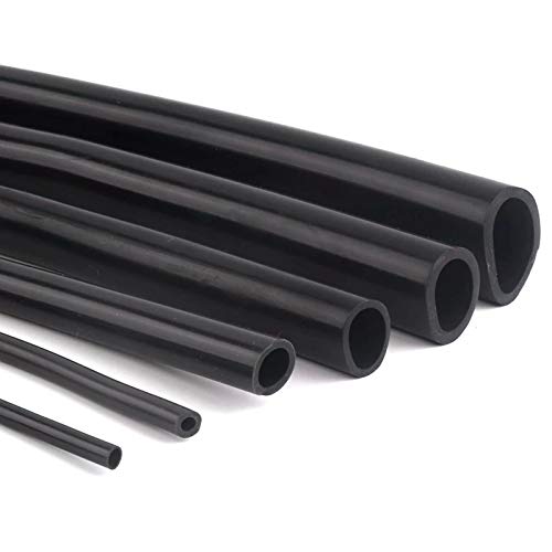 1pc Flexible Black Silicone Tubing for Pump Transfer - Food Grade Gas Hose & Water Pipe for Industrial Use(Length 1m 25 * 31mm)