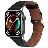 Cinturino in vera pelle italiana resistente all'usura compatibile con Apple Watch Band 38 mm 41 mm 40 mm 42 mm, cinturino in pelle morbida resistente al sudore per SE Serie 10 9 8 7 6 5 4 3 2 1
