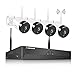 Produktbild Jennov WLAN Überwachungskamera Set mit Audio, 4CH NVR 5MP Kabellose Sicherheitskamera mit Mikrofon HD Wasserdicht Außen Kamera IR Nachtsicht 1TB HDD
