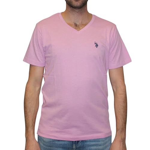 Image of U.S. Polo Assn. Men's Solid V‑Neck T-Shirt