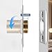 BE-TOOL 2PCS Closet Magnetic Catch Include Fastening Screws, Upgraded Roller Door Latch Replacement for Uneven Doors, Strong Holding Force (Bronze)