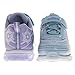 Frozen Sneakers with Lights - Elsa & Anna Shoes Laceless Lightweight Breathable Fashion Athletic Shoes for Girls - Blue (Size 7 Toddler)