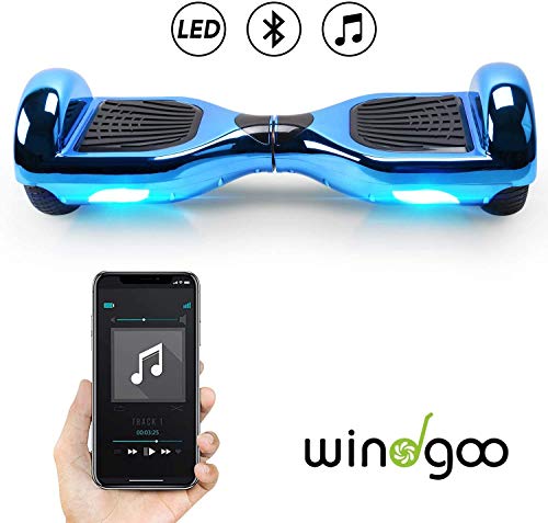Windgoo Hoverboard 6.5" Bluetooth Balance Board Patinete Eléctrico Scooter Talla LED 250W*2