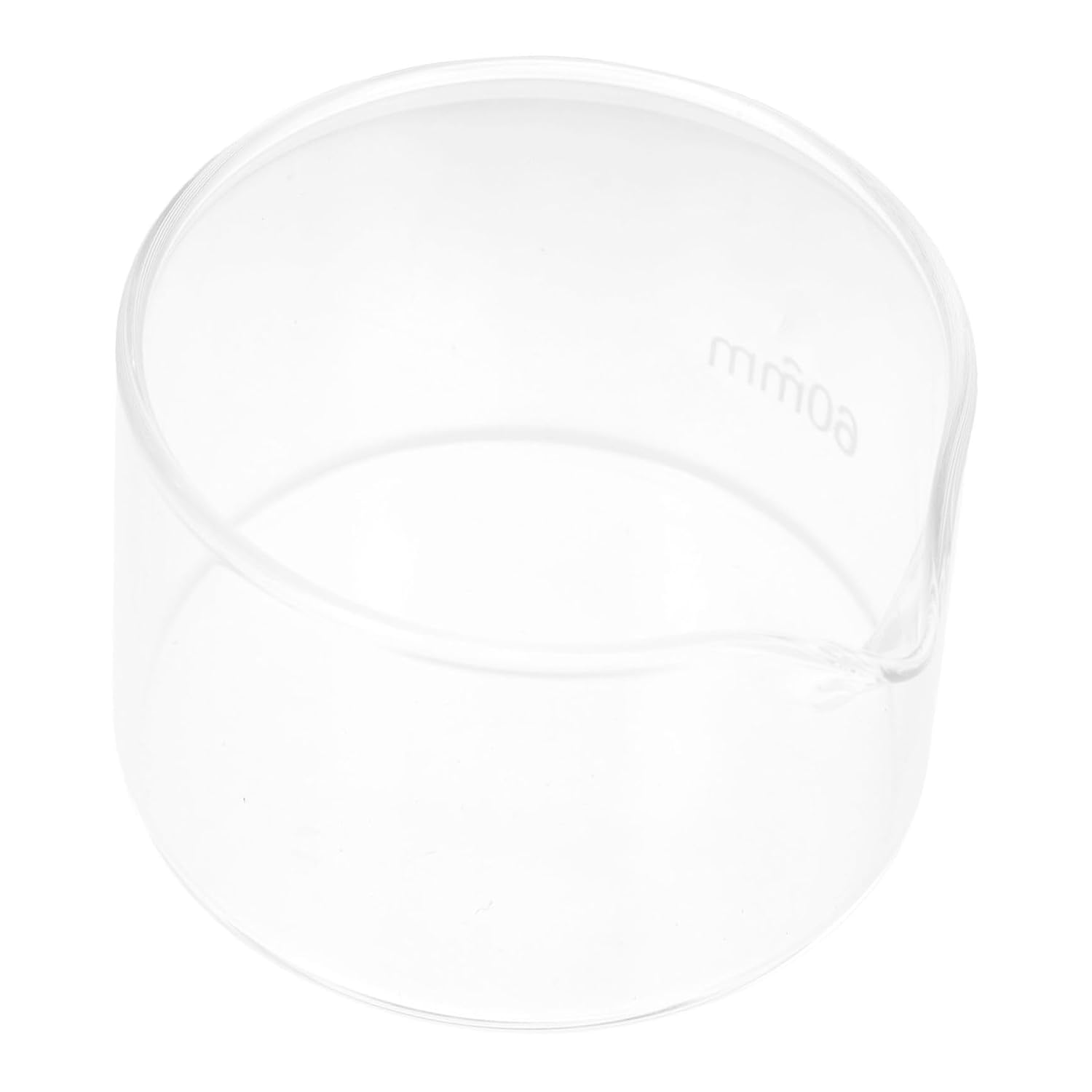 ABOOFAN Glass Evaporation Dish Spout Borosilicate Glass Crystallizing Bowl for Laboratory Kitchen Storage