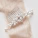 JAKAWIN Pearl Hair Accessories Silver Bridal Hair Comb Wedding Hair Clip for Women HC043