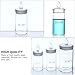 Hemobllo Borosilicate Glass Weighing Bottle with Lid Form Laboratory Sample Container for Solid Measurement Transparent Glassware for Scientific and Industrial Use