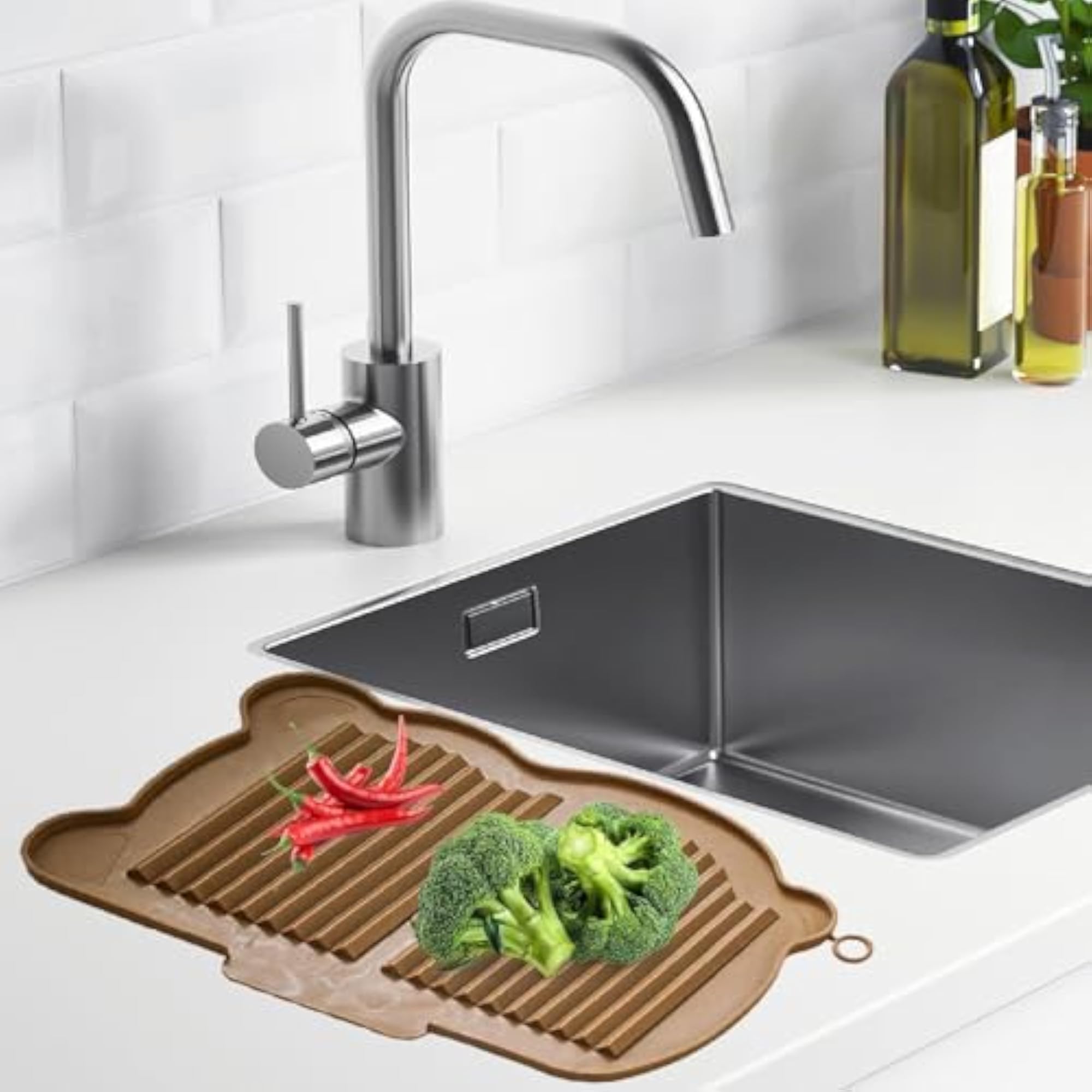 Silicone Dish Drying Mat for Kitchen Use