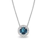 Blue Topaz Necklace