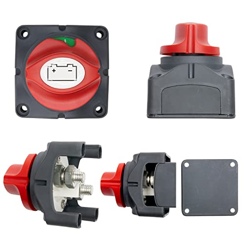 Slidefix Accu-scheidingsschakelaar batterijscheidingsschakelaar 12 V - 48 V. hoofdschakelaar voor auto RV marine boot… - Afbeelding 6
