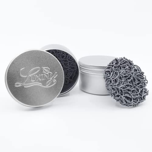 Luxiny Shampoo Bar Holder Tins & Travel Soap Case, with Soap Saver Pad Lift, Helps Bars Last Longer...
