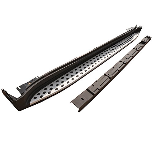 Estribos aluminio negro y plata para Mercedes Benz X164 miniatura 5