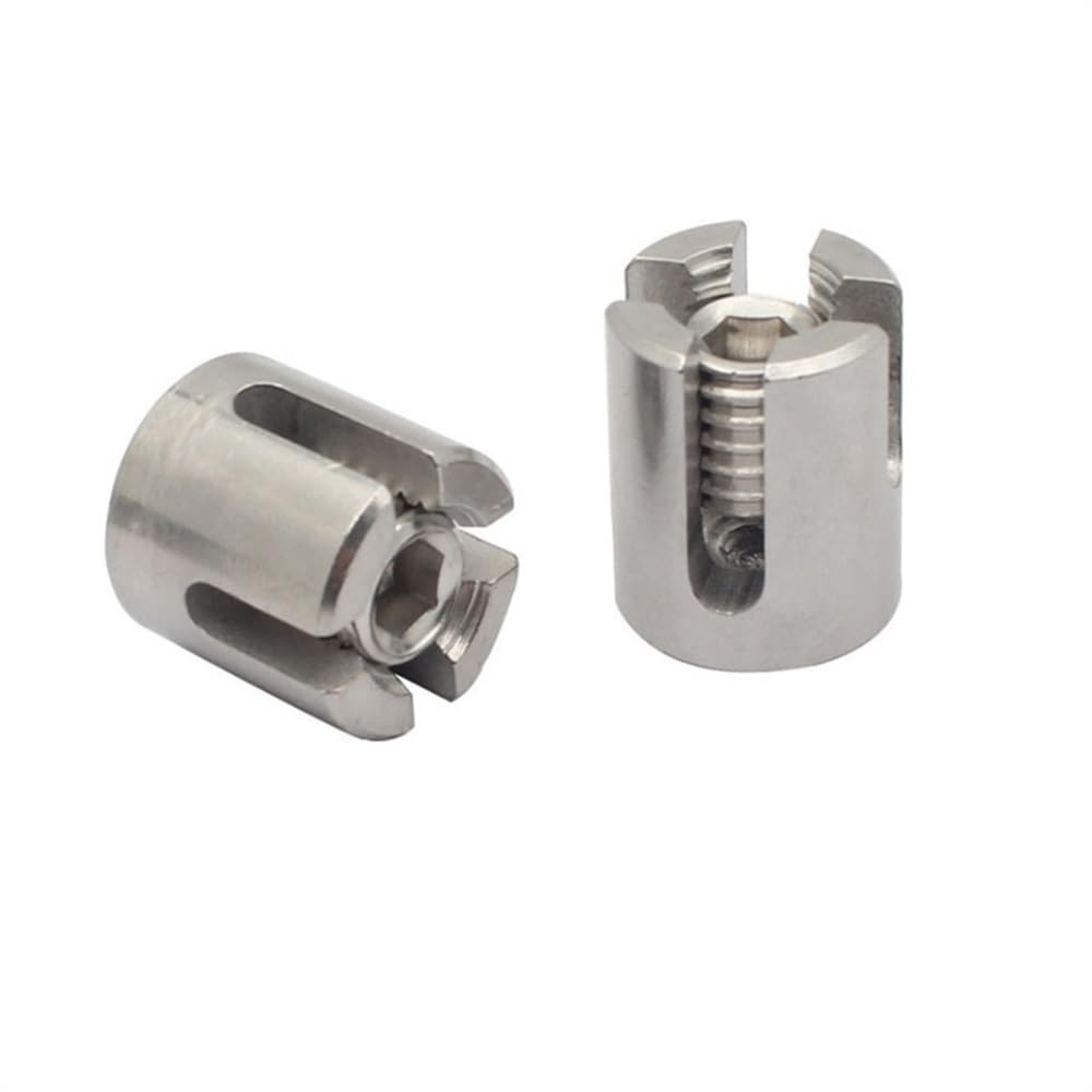 Clips De Cuerda De Cable 10 Uds M3/M4/M5/M6 ángulos de 90 grados acero inoxidable 316 sistemas enrejado cuerda alambre abrazadera Clip cruzado pared verde(M4x12mm)