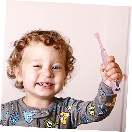 SAFIGLE Elektrische Zahnbürste Für Junge Mädchen Cartoon-kinderzahnbürste Mit Flexiblen Borsten Aus Glattem Material Haushaltszahnbürste Geeignet Für Kinderzähne Karies Vorbeugend – Bild 7