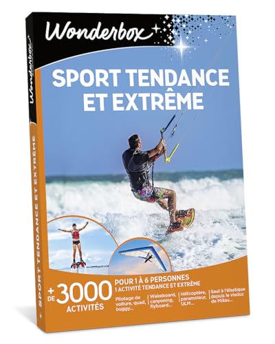 Wonderbox Sport Tendance Et Extrême idée cadeau aventure sensation