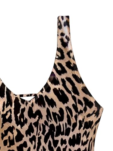 Image of Foxiny Sexy Backless Cheeky High Cut Leg Thong V Neck One Piece Swimsuit