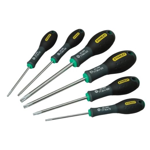 STANLEY 0-65-099 - Juego 6 destornilladores Torx
